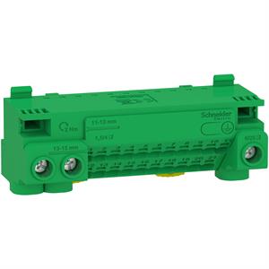 Resi9 - Borne terra 63A + kit junção 24 ligadores