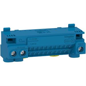 Resi9 - Borne neutro 63A + kit junção 24 ligadores