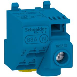 Resi9 - Borne neutro 63A + kit junção 5 ligadores
