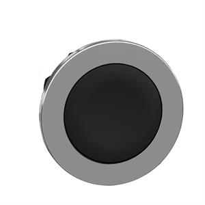Cabeça de botão flush preta