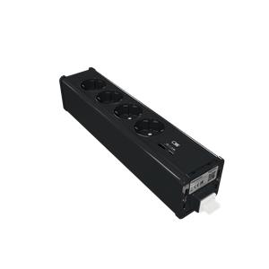 Nova Unica system - Módulos 4 2PT + USB A e C Antracite