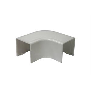 Dexson - ângulo plano 90° - 25x25 mm - ABS+PC - branco