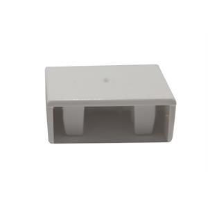 Dexson - tampa final - 20x20 mm - ABS+PC - branco