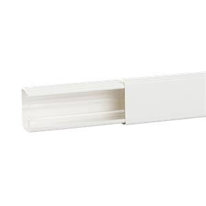 Dexson - calha - 40x25 mm - 1 compartimento - s/ adesivo - PVC - branco