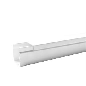 Dexson - calha - 40x40 mm - 1 compartimento - s/ adesivo - PVC - branco