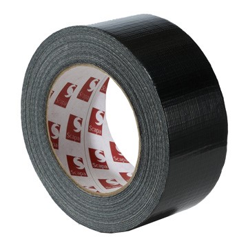 3160, 50mm x 50m, Cor PRETA Fita "Americana", SCAPA 