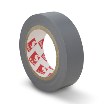 2702, 15mm x 25m, Cor CINZENTA Fita Isoladora VDE PVC, SCAPA 