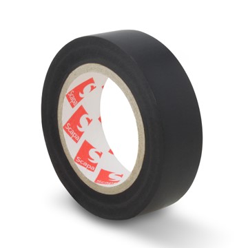 2702, 19mm x 20m, Cor PRETA Fita Isoladora VDE PVC, SCAPA 