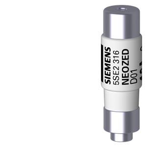 Elemento de fusível NEOZED, D01, 10 A, gG, Un CA: 400 V, Un CC: 250 V