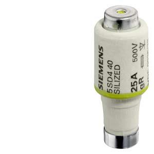 Elemento de fusível SILIZED 500V para proteção de semicondutor de ação rápida, tamanho DII, E27