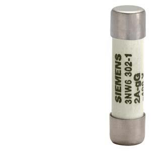 SENTRON, encaixe de fusíveis cilíndricos, 8x32 mm, 6 A, gG, Un CA: 400 V