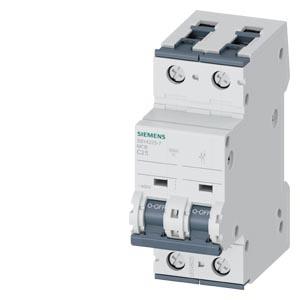 Disjuntor automático 400V 10kA, de 2 polos, C, 25A, P=70mm