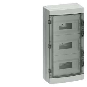 SIMBOX Universal WP distribuidor de parede AP, IP65 3 filas, 54UD, sem régua de terminais