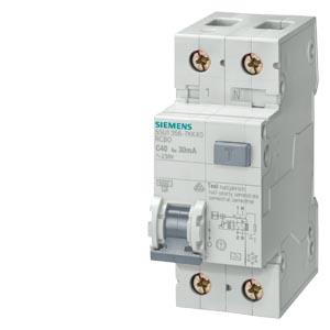 Disjuntor diferencial/de potência, 6 kA, 1P+N, tipo CA, 300 mA, C-Char, In: 16 A, Un CA: 230 V