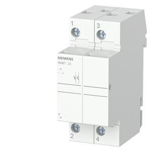 SENTRON, suporte de fusível cilíndrico, 10x38 mm, 2 polos, In: 32 A, Un CA: 690 V