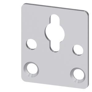 ALPHA DIN patilha de fixação do armário reta, IP43/IP55 (1 conjunto=4 peças)
