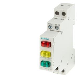 Indicador de semáforo 3x LED, 230V vermelho/amarelo/verde