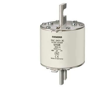 Elemento de fusível SITOR, com contatos de faca ranhurados, NH3, In: 400 A, aR