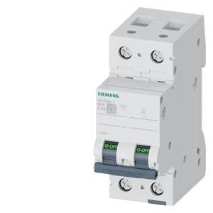 Disjuntor de potência 400 V 6 kA, 2 polos, C, 20 A