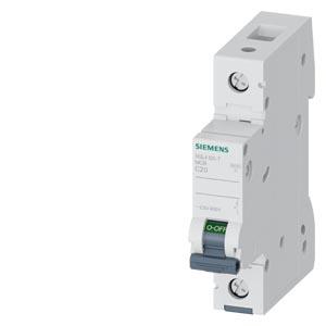 Disjuntor de potência 230/400 V 10 kA, 1 polo, C, 20 A