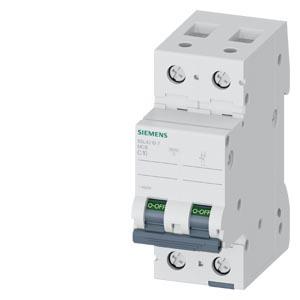 Disjuntor de potência 400 V 10 kA, 2 polos, C, 10 A