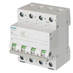 Interruptor de parada 40A de 3 polos+N