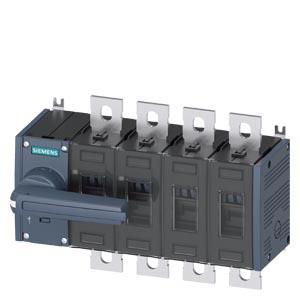 Seccionador de corte em carga 250A, tam. 3, de 4 polos acionamento frontal esquerda equipamento completo