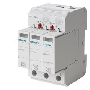 Protetor contra surtos T1/T2, UC 1050V CC, corrente limite 40kA resistência ao curto-circuito 80A