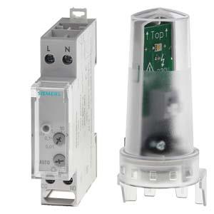 Interruptor de regulação da luz com sensor de luz 230 V,50/60 HZ,1UD,100KLUX IP 30