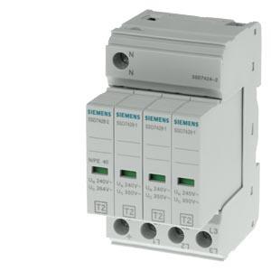 Protetor contra surtos T2, UN 240/400V, UC 350/264V CA, módulos de proteção