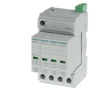 Protetor contra surtos T2, UN 240/400V, UC 350/264V CA, módulos de proteção