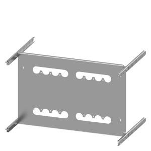placa de montagem 3VA13 (400A), 3VA14 (630A), 3VA23 (400A), 3VA24 (630A), de 4 polos, RCD: sem, montagem fixa, A: 450 mm L: 600 mm
