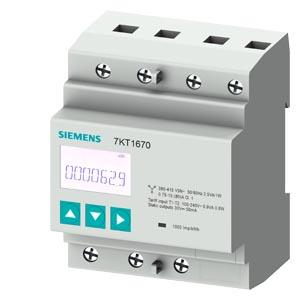 SENTRON instrumento de medição 7KT PAC1600, trifásico, 80 A, trilho DIN, S0