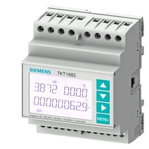 SENTRON instrumento de medição 7KT PAC1600, trifásico, 5 A, trilho DIN, Modbus RTU