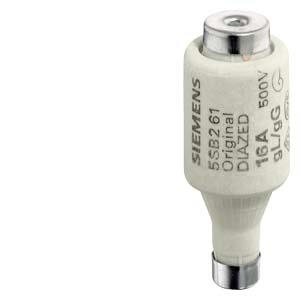 Elemento de fusível DIAZED tamanho DII In=20A In=500V c.a./440V c.c.
