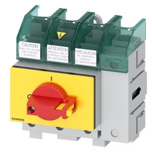 SENTRON, seccionador de corte em carga 3LD5 UL, interruptor de parada de emergência, de 4 polos, aprovado