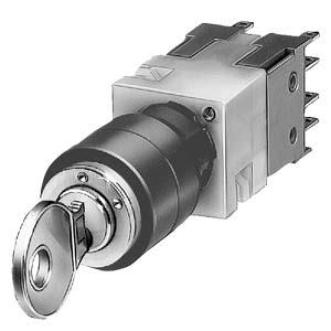 Interruptor de chave Siemens, C, 16mm, redondo plástico