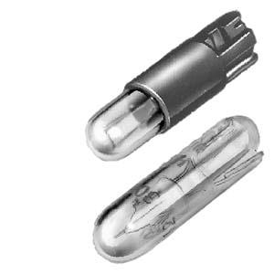Lâmpada incandescente, transparente, tensão medida CA/48V CC, 1,0W