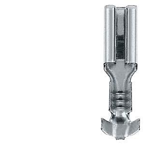 Bucha de encaixe para conector plano, 2,8x0,8mm, seção transversal 0,5-1,5mm2