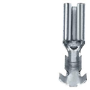Bucha de encaixe para conector plano, 2,8x0,8mm, mola de engate para prender