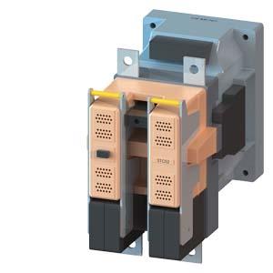 Contator Tam. 8, de 2 polos CC-3 e 5, 220A Interruptor auxiliar 22 (2NO+2NC) comando CA, 220V CC