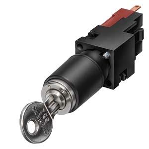Interruptor de chave Siemens, C, 16mm, redondo plástico