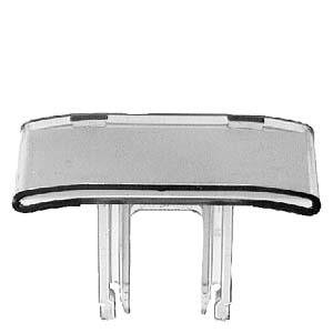 Placa de designação, para suporte final, horizontal e vertical, A: 21 mm, L: 42 mm