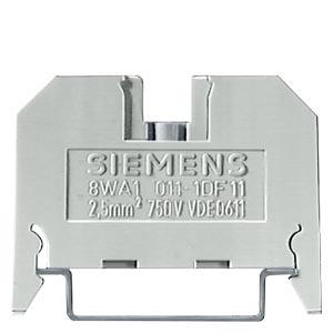 Terminal de passagem termoplástico conexão parafusada de ambos os lados terminal individual, 6mm