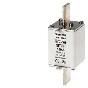 Elemento de fusível SITOR, com contatos de faca, NH1, In: 200 A, gS, Un CA: 690 V