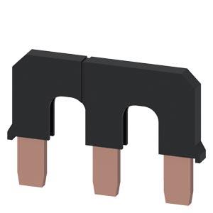 Conector em paralelo sem borne de conexão sem borne de conexão, de 3 polos para 3RT103.