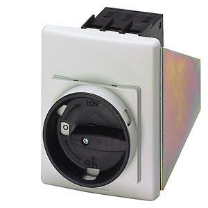 Placa frontal de material isolante IP55, acionamento giratório Tam. S0, S2, S3
