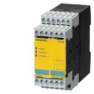 Dispositivo de comutação de segurança com circuitos de liberação de relé CC24V, 45mm
