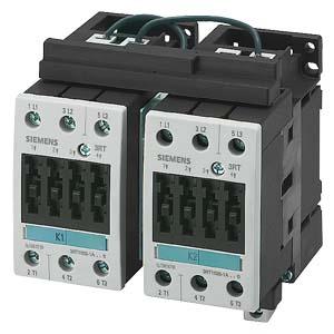 Combinação de contactores modo de reversão 18,5kW, S2, AC230V