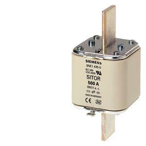 Elemento de fusível SITOR, com contatos de faca, NH3, In: 800 A, gR, Un CA: 600 V
